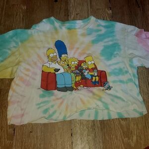 Simpsons Family Tie-Dye Kids T-Shirt